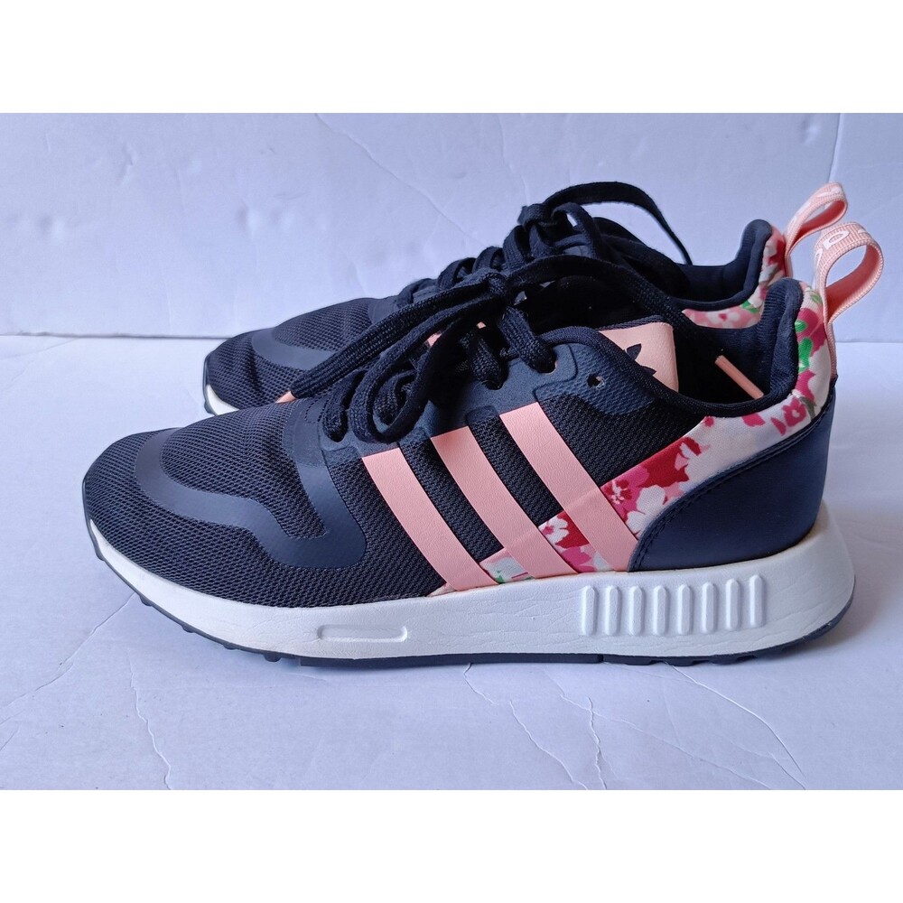 Adidas Her Studio London x Multix Shoes Women's Size 6 Black Floral Sneakers - Picture 7 of 12